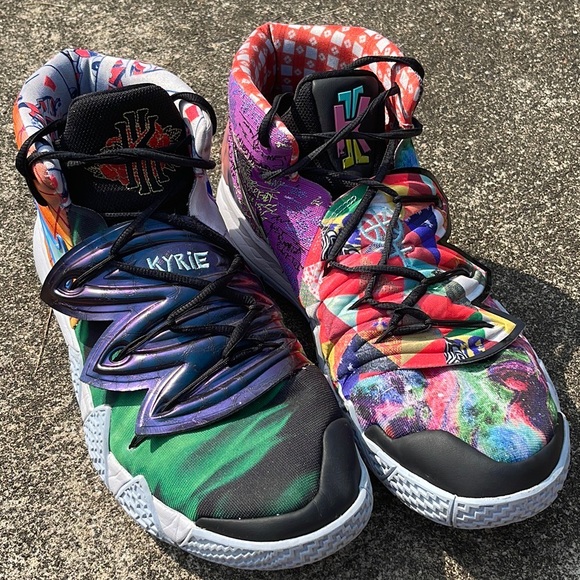 SOLD on eBay!!    Nike Kybrid S2 ‘Pineapple’ GS What the Kyrie Sneaker Size17 - Picture 15 of 16